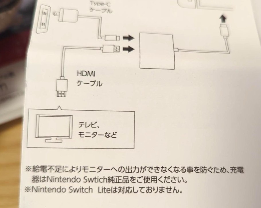 SWITCH ライトは非対応